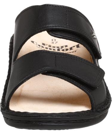 Buy Finn Comfort Women's Jamaika Sandal 5-5.5 Black Nappa International Shipping Available - Buy Online on GoSupps.com