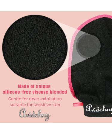 2 Pack Korean Spa Exfoliating Gloves for Keratosis Pilaris - Deep Body Exfoliation & Dead Skin Removal - Buy Online on GoSupps.com