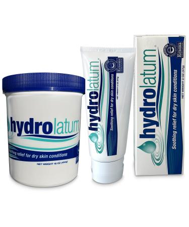 Hydrolatum 1lb & 2oz Dry Skin Cream - For Eczema Prone Skin and Other Dry Skin Conditions - Eczema Lotion Psoriasis Cream Flare-Up Treatment Cream - Non-Greasy and Fragrance-Free Eczema Cream