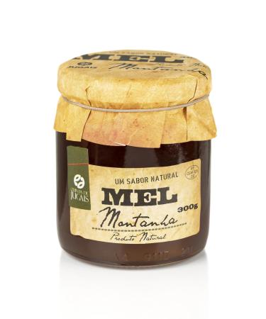 Mountain honey - 300 g jar - Made from pure mountain spices - Ideal for desserts and breakfasts - Gluten and lactose free - 100% natural product - Portuguese gourmet product