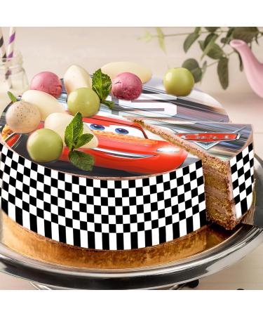 Edible Cake Topping Car - 20cm Cars Tortendeko & Cake Band | Perfect Birthday Decoration for Kids - Buy Online on GoSupps.com