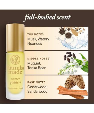 Kuumba Made Water Goddess Fragrance Oil Long-Lasting Small-Batch Perfume Roller Vegan Alcohol-Free 0.15 Fl Oz 0.15 Fl Oz (Pack of 1) - Buy Online on GoSupps.com
