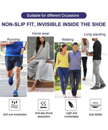 Buy Heel Protectors & Heel Cups for Pain Relief | Plantar Fasciitis & Achilles Tendinitis Support | L Large - Thicken & Breathable Pads for Men & Women - Buy Online on GoSupps.com