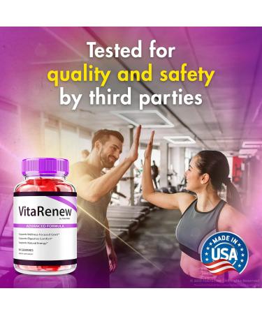 (3 Pack) VitaRenew Gummies - Powerful Hydrating Formula for Age-Related Damage Vita Renew Skin Care Gumies Youthful and Healthy Skin Care Great Tasting Easy to Chew Gummy (180 Gummies) - Buy Online on GoSupps.com