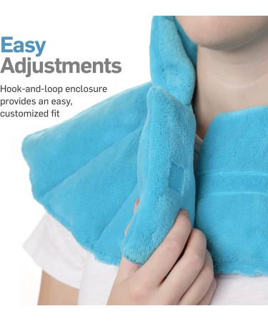 NatraCure Microwave Heating Pad for Neck, Shoulders, and Back Pain Relief | SmartBead Technology for Moist Heat Therapy - Buy Online on GoSupps.com