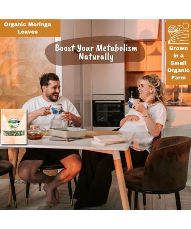 Zest of Moringa Green Tea Leaves - Organic Moringa Tea Leaves | Premium Quality Moringa Oleifera Tea - Pack of 50g - Buy Online on GoSupps.com