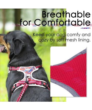 Thinkpet No-Pull Dog Harness - Adjustable & Breathable for Small to Large Dogs | Soft Padded Control Harness - Buy Online on GoSupps.com