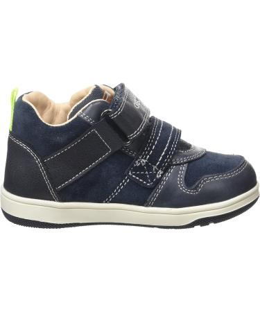Geox Baby Girls B New Flick F Trainers - Navy Fluo Yellow - Size 5 UK Child - Buy Online on GoSupps.com