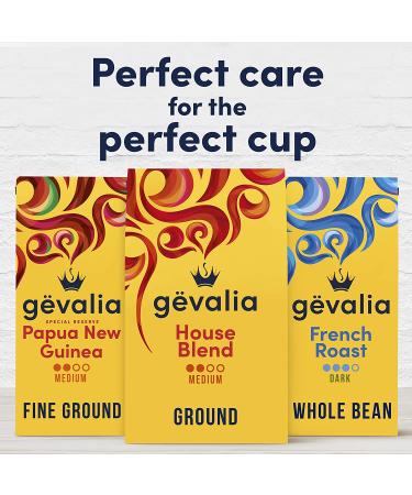 Gevalia House Blend Medium Roast 100% Arabica Ground Coffee - Keto & Low Carb Friendly (20 oz Bag) - Buy Online on GoSupps.com