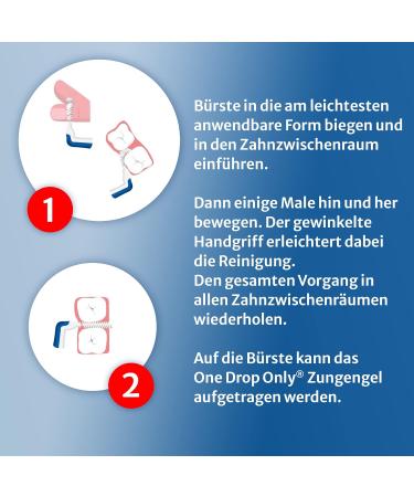 Buy One Drop Only Interdental Brushes - 8 Blister Pack (0.6mm Size M) for Optimal Oral Hygiene - Best Dental Cleaning Solution - Buy Online on GoSupps.com