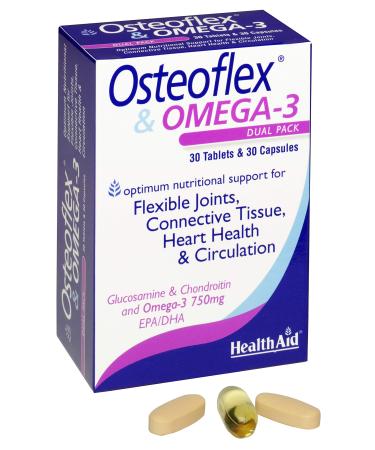 HealthAid Osteo Flex Omega 3 Health Aid 30 Capsules and 30 Tablets
