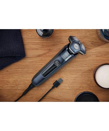 Philips Norelco Shaver 7800 with SenseIQ Technology - Rechargeable Wet & Dry Electric Shaver | Quick Clean Pod, Charging Stand, Travel Case & Pop-up Trimmer Included - Buy Online on GoSupps.com