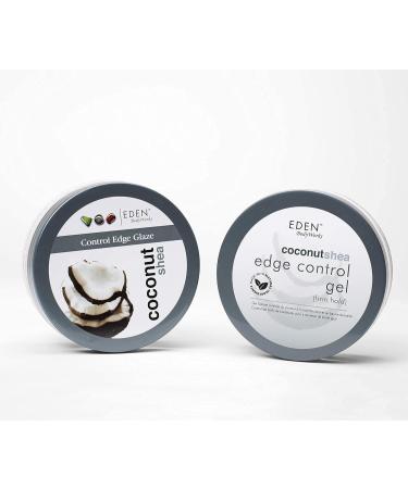 EDEN BodyWorks Coconut Shea Control Edge Glaze 6 oz - Firm Hold, No Build Up, Moisturizing, Adds Shine - Buy Online on GoSupps.com