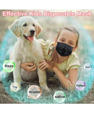 Kids Disposable Face Masks - 100 Pack for Boys & Girls | Safe & Comfortable Protection - Buy Online on GoSupps.com