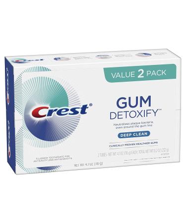 Crest Gum Detoxify Deep Clean Toothpaste 4.1 oz (Pack of 2) - Buy Online on GoSupps.com
