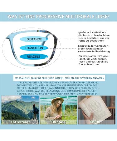 COJWIS 4 Pack Multifocal Reading Glasses for Men - Blue Light Filter Computer Glasses | Stylish 2.5x Magnification in 4 Colors - Buy Online on GoSupps.com