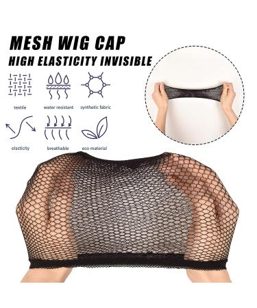 Smilco 10-Piece Mesh Wig Cap Net for Women - Black Fishnet Hair Net - Buy Online on GoSupps.com