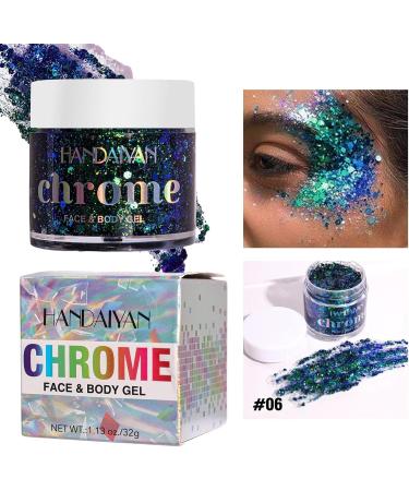 Sequin Gel Highlighting Gel for Body and Hair Shimmer | Girls Longwearing Makeup for Radiant Glow in Crowds for Gathering Traveling Carnival Party Dating Mcbean - Buy Online on GoSupps.com