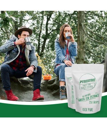 Green Tea Extract Powder 250g - All-Natural Antioxidant Rich EGCG & Polyphenols for Stress Relief, Heart Health, Mental Clarity, and Immune Support - Buy Online on GoSupps.com