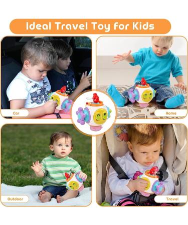 Leadstar Busy Activity Cube | Montessori Baby Motor Skills Toys for 1 Year Olds & Up | Perfect Gift for Fine Motor Skill Development - Buy Online on GoSupps.com