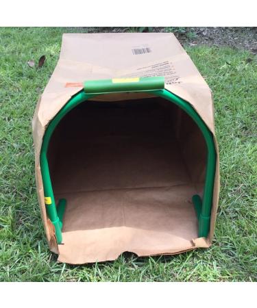 Leaf Gulp II Lawn Bag Holder for Paper Leaf Bags | Hands-Free Bagging | Sweep Yard & Garden Debris | Made in USA - Buy Online on GoSupps.com