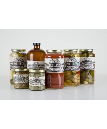 McClure's Bloody Mary Mixer 4-Pack - 32oz Jars x 4 - 128oz Total - Buy Online on GoSupps.com