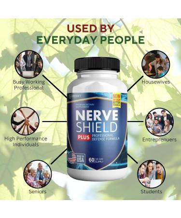 Nerve Shield Plus Pro - Advanced Nerve Health Formula for Relief & Long-Term Support | Shop Internationally - Buy Online on GoSupps.com