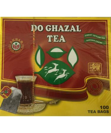Do Ghazal Ceylon Persian Tea 100 Count Tea Bags