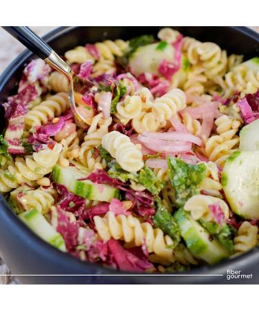 Fiber Gourmet Light Rotini Pasta - 8 Oz (Pack of 6) | Fiber-Rich, Low Calorie, Healthy, Kosher, Vegan Certified, Non-GMO | Made in USA - Buy Online on GoSupps.com