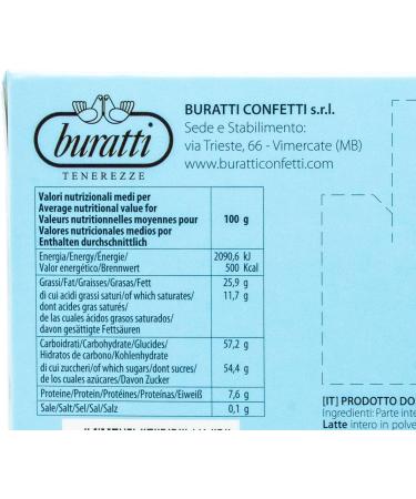 Buratti Confetti Almond Drag es Covered with Chocolate Tenderness Blues 1 Kg - Buy Online on GoSupps.com