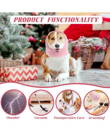 Pattepoint Die Muffs - Noise Protection Earmuffs for Small Dogs & Cats | Hooded Sweaters & Neck Warmers for Anxiety Relief - Rosa L - Buy Online on GoSupps.com