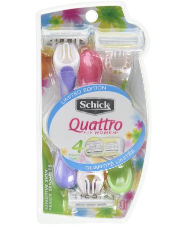 Schick Quatro Womn Disp S Size 3ct - Buy Online on GoSupps.com