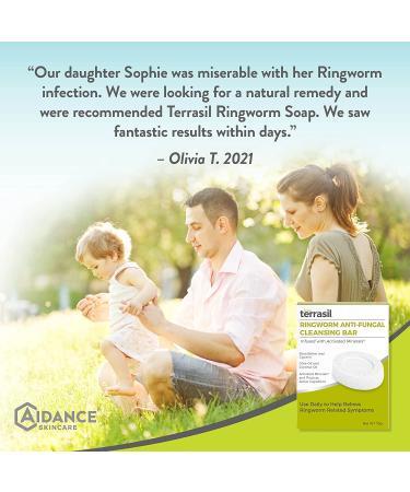 Terrasil Ringworm Soap | Natural Antifungal Bar for Gentle Itch Relief and Treatment | 75 gm - Buy Online on GoSupps.com