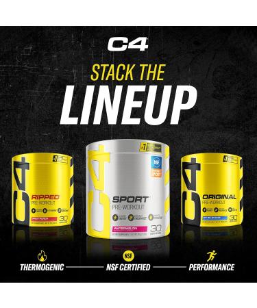 C4 Original Icy Blue Razz Pre Workout Powder - Sugar Free Energy Drink for Men & Women - 30 Servings - Buy Online on GoSupps.com