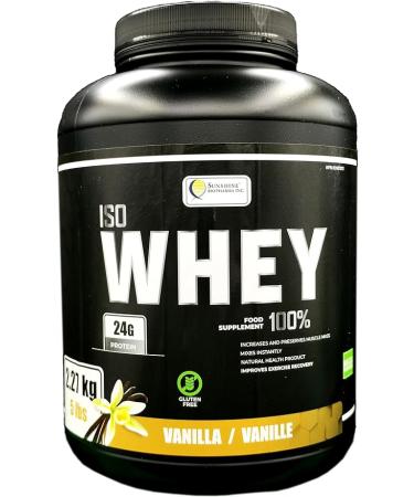 Isowhey Vanilla Protein Powder 5lbs (2.27kg). Ultra Filtered Pure whey Protein. Maintain and Increase Lean Muscle Mass in a Strong Lean Body
