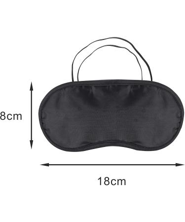 24 Pack Sleep Masks for Side Sleepers - Ultra-Light Eye Masks Light-Blocking Blindfolds with Adjustable Straps for Men Women & Children - Black - Buy Online on GoSupps.com
