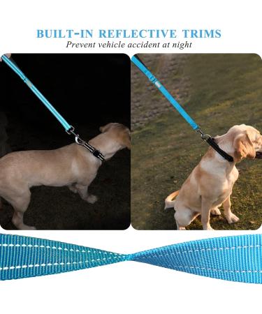 Vivaglory Sea Blue Dog Leash - Short Traffic Leash for Medium & Large Dogs 61 cm x 2.5 cm - Ideal Training Line - Buy Online on GoSupps.com