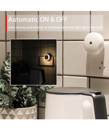 Smart Night Plug & Socket Light with Twilight Sensor - Energy-Efficient Warm White LED 2 Pack for Bedrooms Bathroom & Kitchen - Buy Online on GoSupps.com