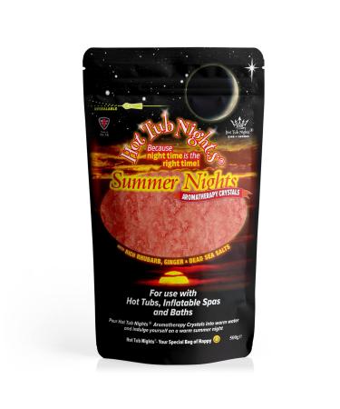 Hot Tub Nights (Summer Nights With Rhubarb and Ginger Aromatherapy Crystals Vegan (500g)