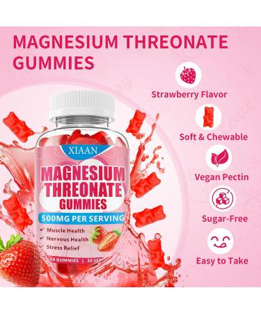 Xiaan Magnesium L-Threonate Gummies 500mg - Buy Online on GoSupps.com
