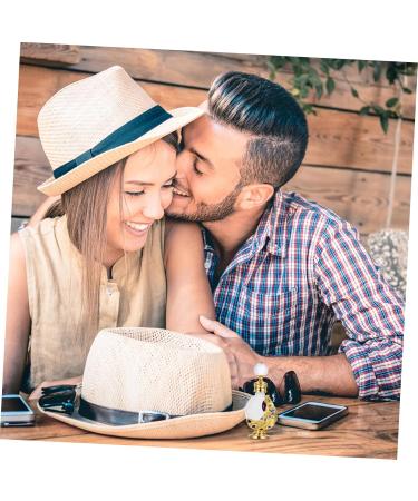 Beatifufu 1pc Peacock Essential Oil Bottle Liquid Holder Liquid Dispenser Dropper Bottle Liquid Bottle Women Perfume Bottle Empty Perfume Bottle Home Perfume Bottle Glass Empty Holder 3.1x10.5cm Golden - Buy Online on GoSupps.com