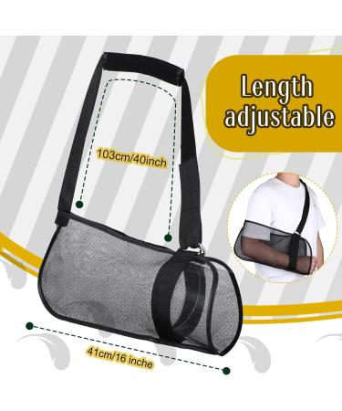 Adjustable Shoulder Immobilizer 2 Piece Mesh Arm Sling for Shower | Lightweight Breathable Rotator Cuff Support Brace - Buy Online on GoSupps.com