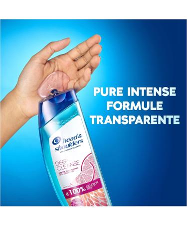 Head & Shoulders Pure Intense Gentle Purification Anti-Dandruff Shampoo 2x250 ml With Citrus For Oily Scalp Up to 100% of Dandruff Eliminated - Buy Online on GoSupps.com