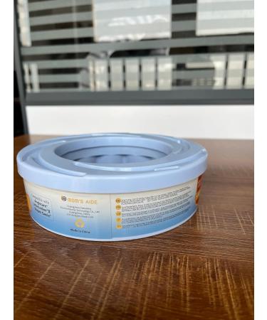 Moms Aide 4 Refill Cassettes - Compatible with Angelcare Diaper Genie & Litter Loose II | International Shipping Available - Buy Online on GoSupps.com