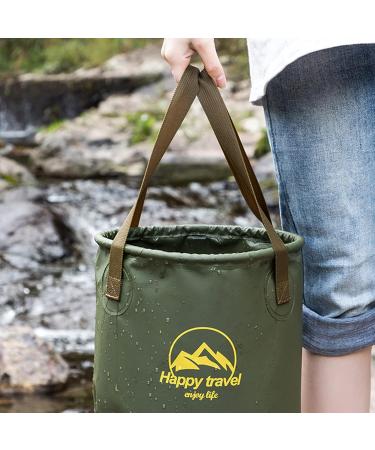 aiGear Collapsible Bucket 5.3 Gallon Portable Camping Outdoor Buckets - Brown - Buy Online on GoSupps.com