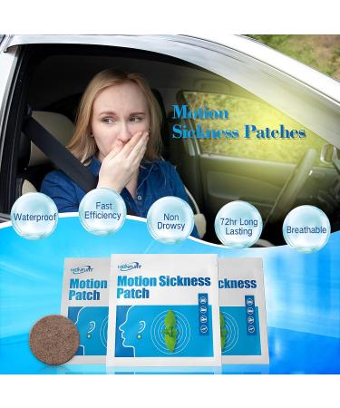 Hionfurt Motion Sickness Patches - 16 Count | Fast-Acting Relief for Nausea and Motion Sickness - Buy Online on GoSupps.com