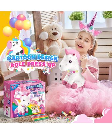 EUCOCO Unicorn Gifts for Girls Age 3-8 | Soft Toys for 3-8 Year Old Girls | Plush Unicorn Toys Set for Kids | Pink Unicorn Toys for 3 4 5 6 7 Year Old Girls - Buy Online on GoSupps.com
