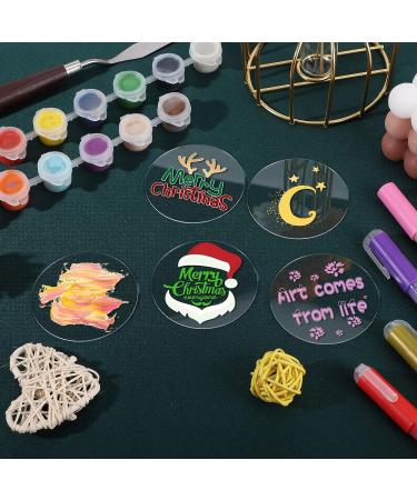 2 Inch Clear Acrylic Discs - 24 Pieces Round Plexiglass Sheets - Transparent Plastic Circles for Signs, Crafts, Painting - 2 Diameter, 1/25 Thick - Buy Online on GoSupps.com