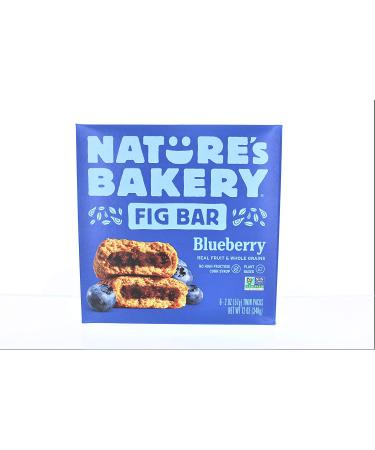 Nature's Bakery Whole Wheat Fig Bars: Blueberry 6-ct (Pack of 4)