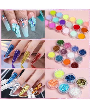 Morovan Acrylic Nail Kit for Beginners - Professional Clear White Pink Acrylic Nail Set for DIY Nail Art Design - Salon Quality Acrylic Nails Supplies - Buy Online on GoSupps.com